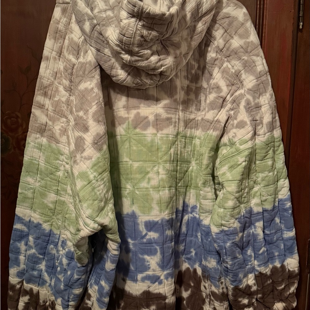 Free People Movement Trapped In Paradise Multicolor Tie Dye Hoodie - Picture 4 of 4